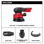 Milwaukee 5インチ ランダムオービットサンダー(2837-20)/M18 FUEL Cordless Random Orbit Sander