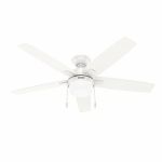 Hunter Anisten 52インチ シーリングファン() / White LED Indoor Ceiling Fan