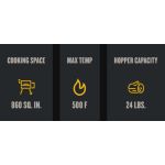 Traeger Woodridge ウッドペレット式WiFi グリル ブラック (TFB86MLH) / GRIL PLT WOODRIDGE