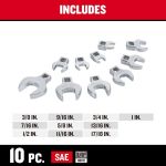 Craftsman SAE クロウフットレンチ10点セット (CMMT12052LZ)