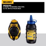 DeWalt 二層材チョークラインリールキット ブルー (DWHT48333BC)