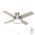 Hunter Dempsey 44インチ シーリングファン(50282) / Brushed Nickel Silver LED Indoor Ceiling Fan