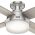 Hunter Dempsey 44インチ シーリングファン(50282) / Brushed Nickel Silver LED Indoor Ceiling Fan