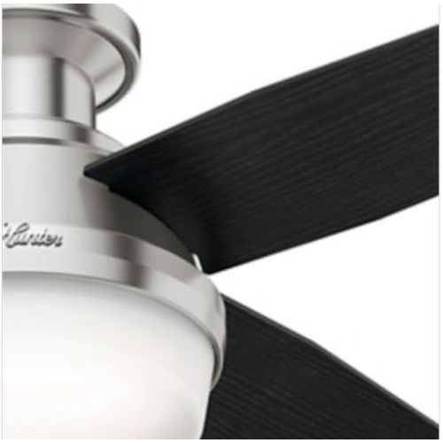 Hunter Dempsey 44インチ シーリングファン(50282) / Brushed Nickel Silver LED Indoor Ceiling Fan