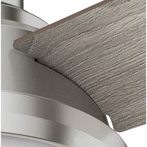 Hunter Dempsey 44インチ シーリングファン(50282) / Brushed Nickel Silver LED Indoor Ceiling Fan