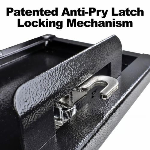 ​Mail Boss Mail Manager モダン 鍵付きポストマウント郵便受け（ブラック）