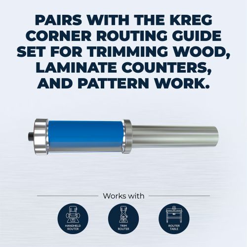 Kreg フラッシュトリム ルータービット 1/2(PRS500)