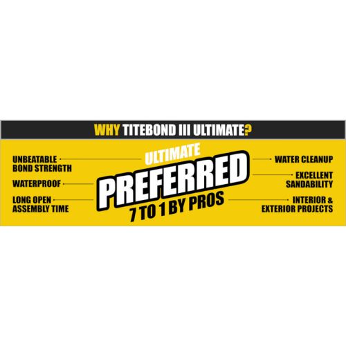 Titebond III Ultimate Waterproof 木工用接着剤 2個セット (1416)